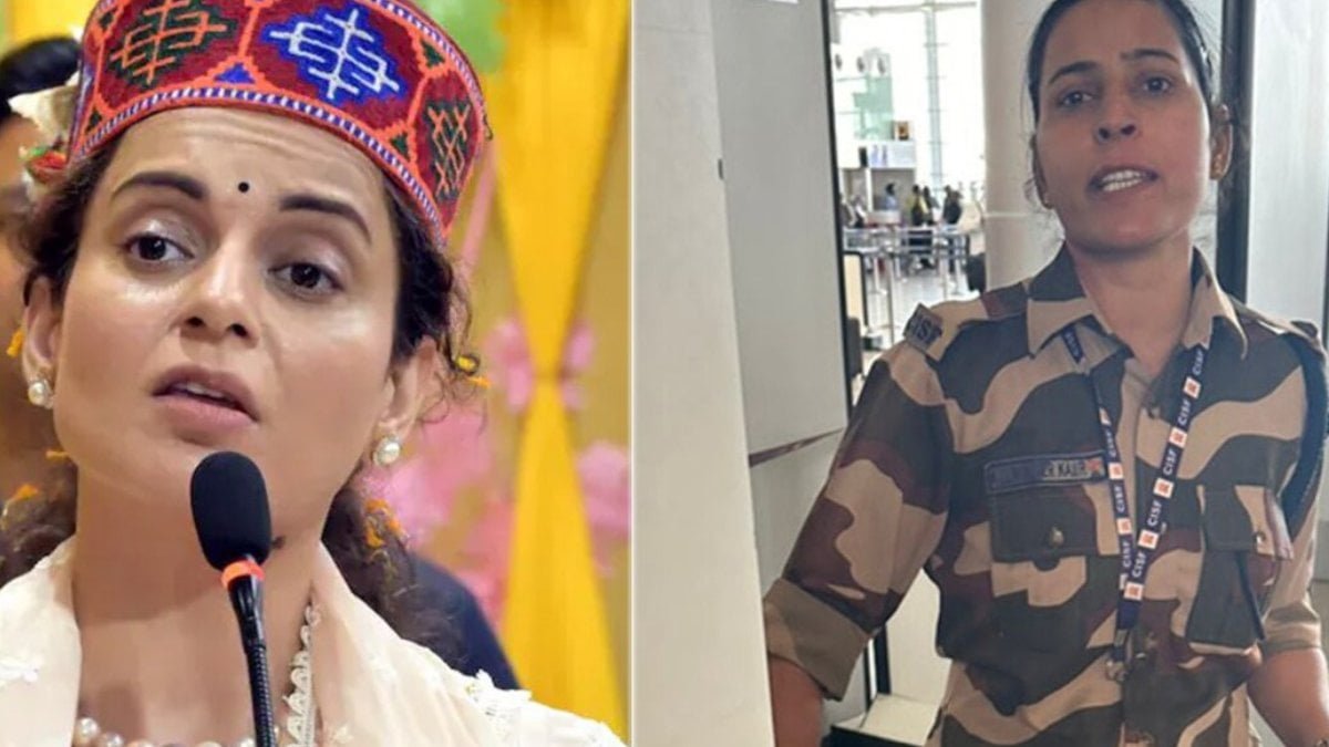 Kangana Ranaut Slapped By CISF Lady Kulwinder Kaur