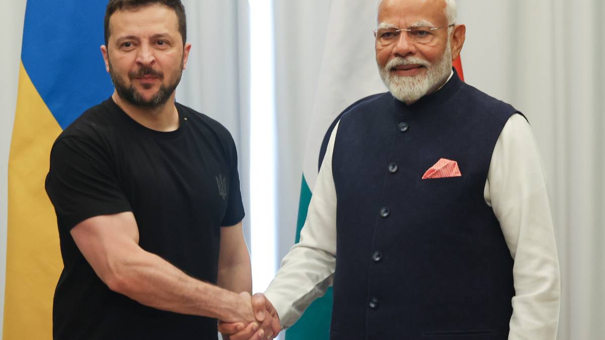 PM Modi Meet Ukraine President at G7 Summit Italy