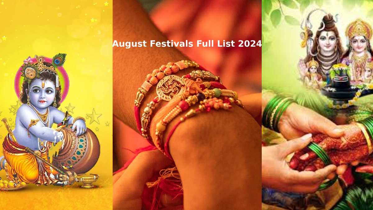 August Vrat Tyohar 2024 List In Hindi