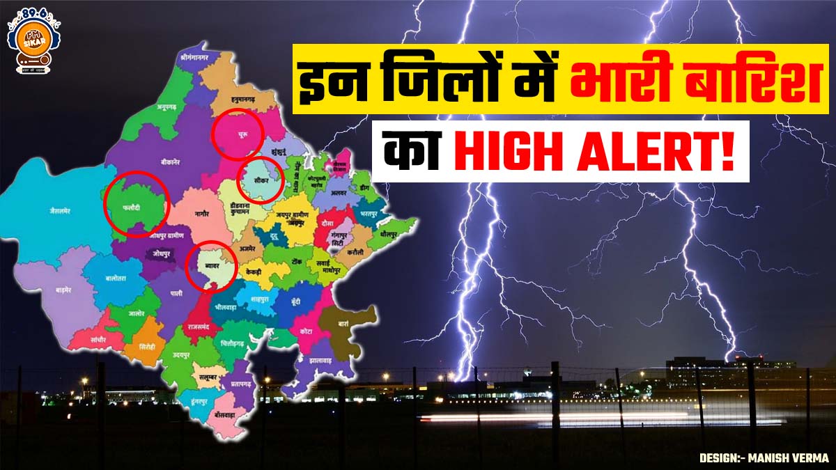 Rajasthan Rain Alert