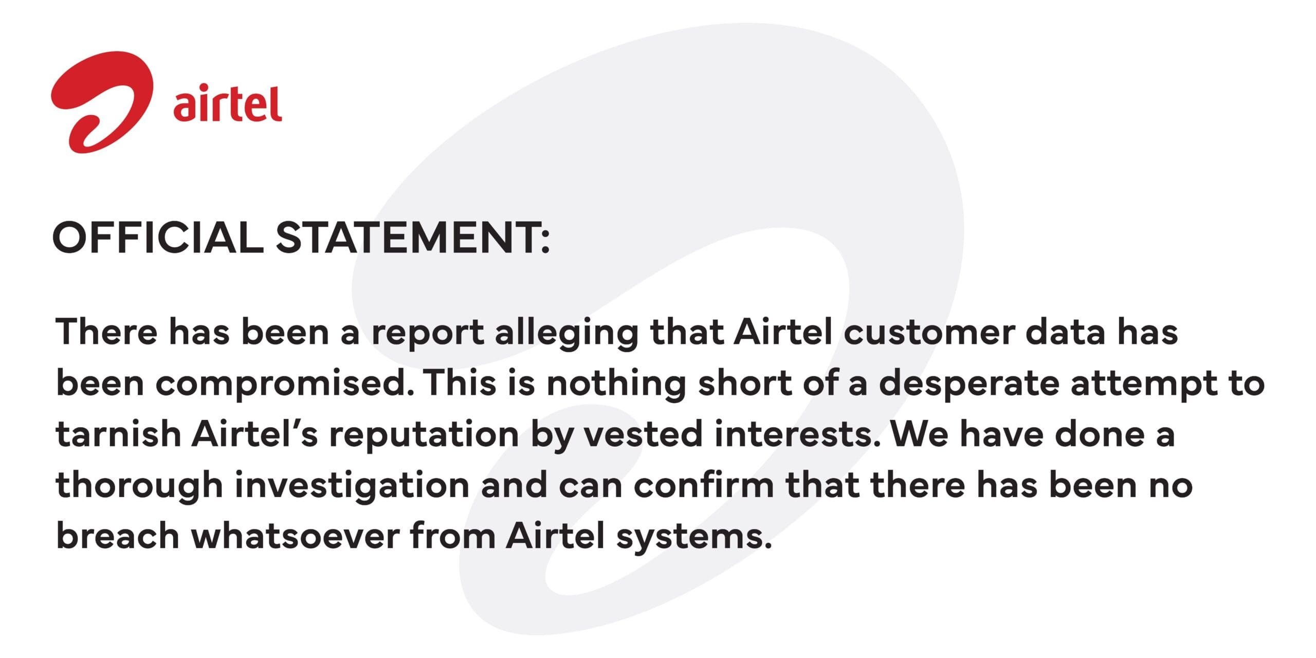 37 करोड़ एयरटेल ग्राहकों के नाम, पते, मोबाइल नंबर हुए लीक, डार्कवेब पर बेचा जा रहा, जानिए पूरा सच- Airtel Data Breach airtel statement