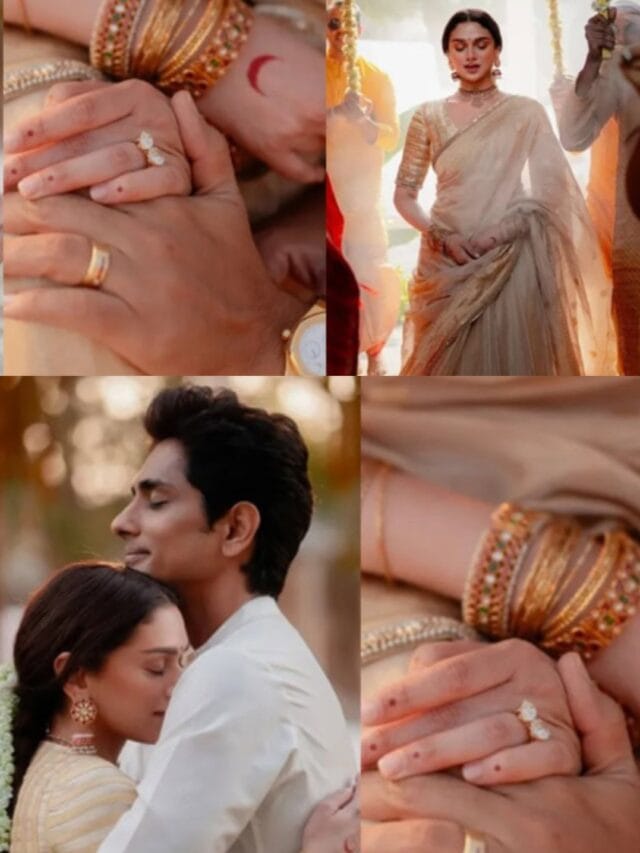 Aditi Rao Wedding Bangles and Diamond Ring