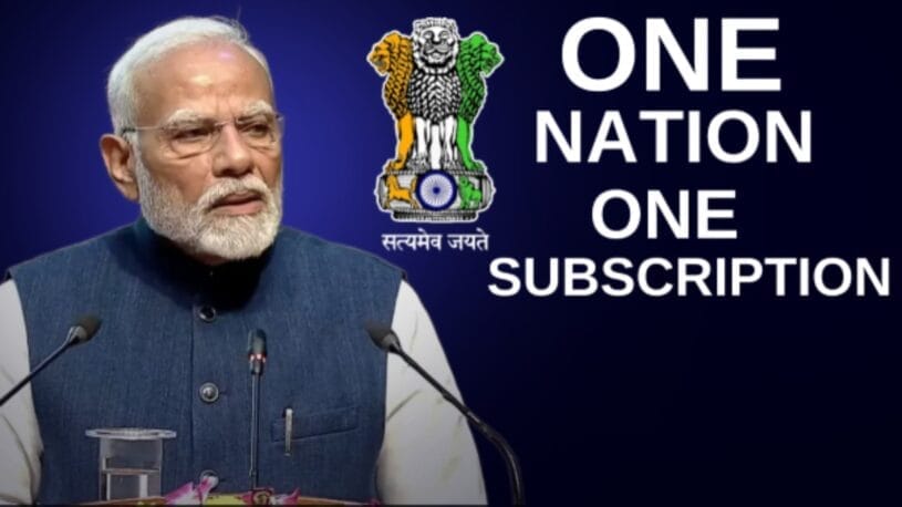 One Nation One Subscription