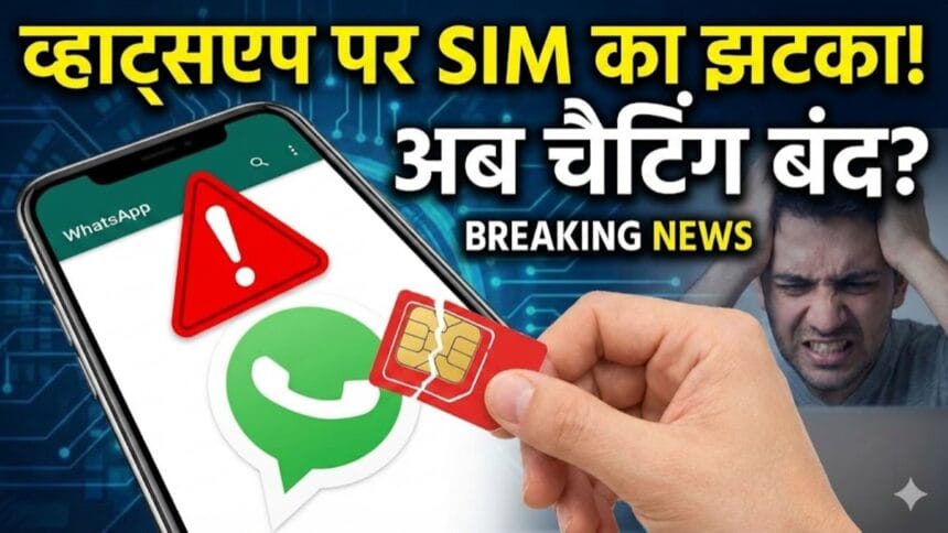 WhatsApp New Rule: बिना एक्टिव सिम नहीं चलेगा WhatsApp, 90 दिन का अल्टीमेटम – क्या होगा असर? WhatsApp New Rule: बिना एक्टिव सिम नहीं चलेगा WhatsApp, 90 दिन का अल्टीमेटम – क्या होगा असर?
