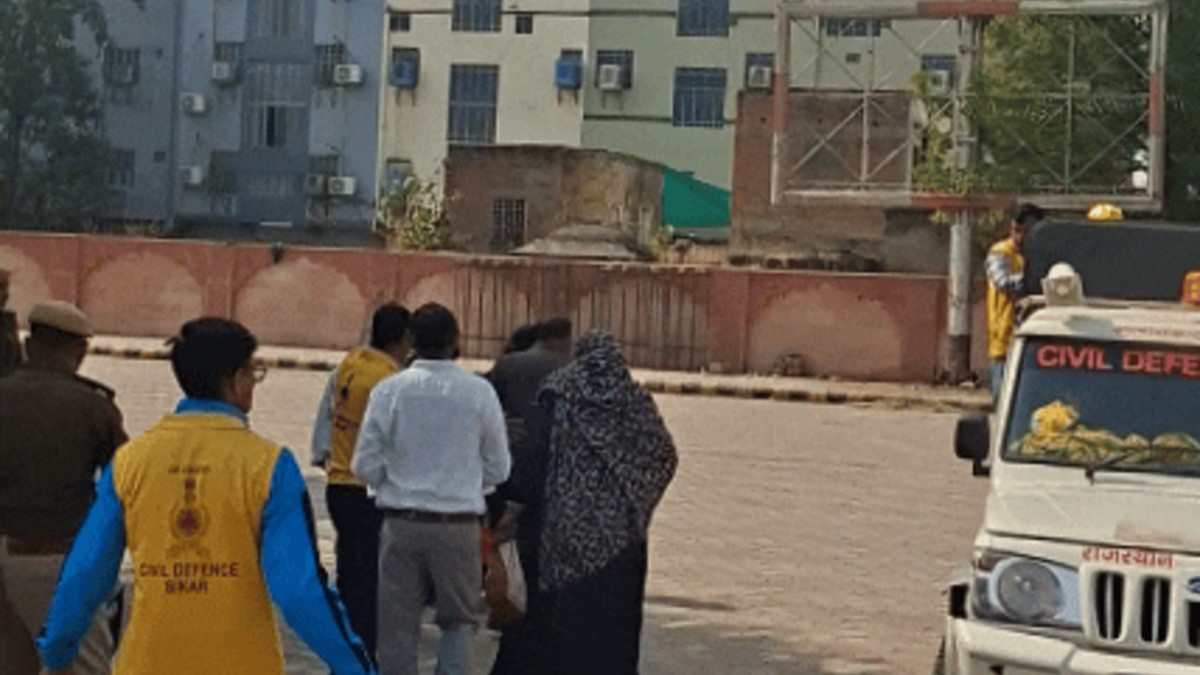 Sikar railway station mock drill bomb blast scene raises security questions