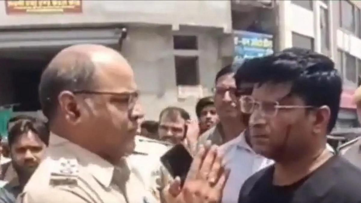 kota traffic police dispute